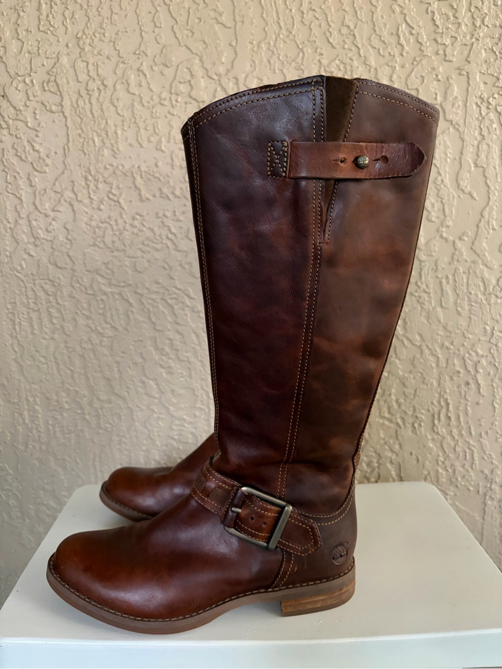 Timberland Earthkeepers Savin Hill Tall Leather Boots - Size 6.5